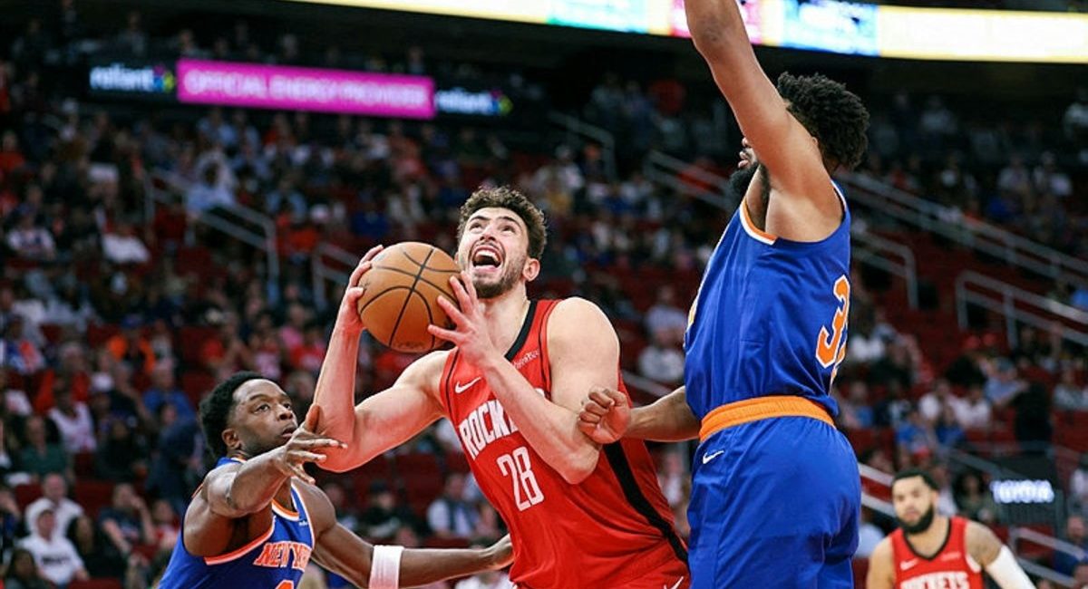 Alperen Şengün coştu, Houston Rockets New York Knicks'i devirdi!